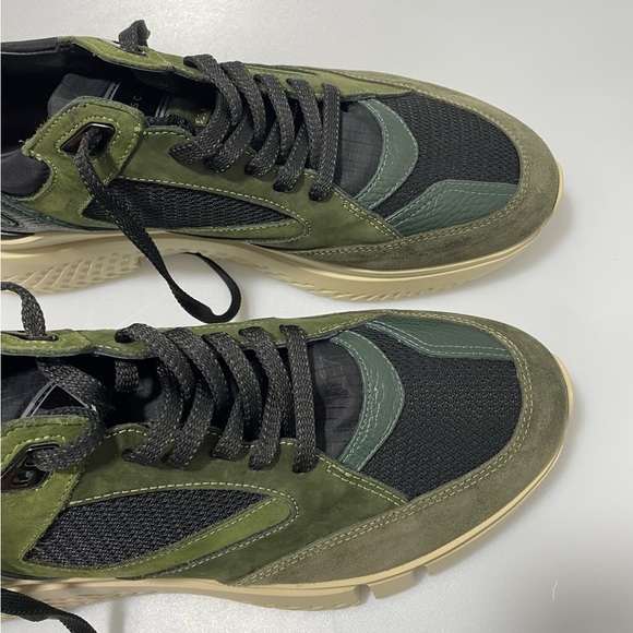 Buscemi Veloce Sneakers Black Military Green EU 46/US 13 - Picture 8 of 8